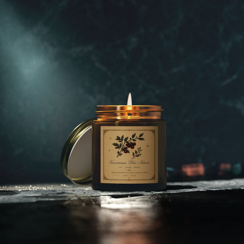 Crimson Berries Botanical Candle | Coconut Apricot Wax, 4 oz & 9 oz