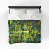 Green Man Velveteen Blanket | Woodland Folklore Forest Throw