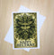 Green Man Beltane Greeting Card | Pagan May Day Folklore Card