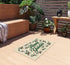 Happy Yuletide Outdoor Rug | Festive Holly Christmas Porch Mat