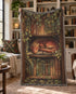 Sleeping Dragon Woven Blanket | Fantasy Cotton Throw