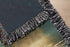 Lady of the Lake Excalibur Woven Blanket | Arthurian Cotton Throw