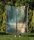 Lady of the Lake Excalibur Woven Blanket | Arthurian Cotton Throw