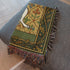 Medieval Hare Woven Blanket | Illuminated Manuscript Rabbit Cotton Throw