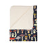 Mushroom Sherpa Fleece Blanket | Colourful Woodland Toadstool Throw