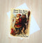 Vintage Krampus and Santa Christmas Card | Gothic Folklore Greeting