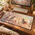 Spring Songbirds Cherry Blossom Desk Mat | Cottagecore Bird Mouse Pad