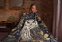 Woodland Christmas Owl Fleece Sherpa Blanket – Gothic Winter Nature Throw