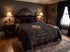 Victorian Halloween Velveteen Blanket | Gothic Moon & Bats Throw