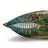 Vintage Hare Faux Suede Cushion | William Morris Style Botanical Pillow