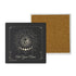 Blazing sun and moon phase soapstone coaster set