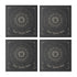 Wheel of the Zodiac personalised stone coasters detail