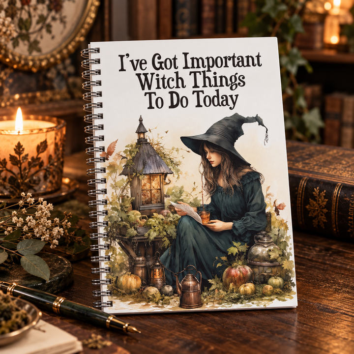 2027-2028 Witch Planner, Gothic Cottagecore Weekly & Monthly Journal
